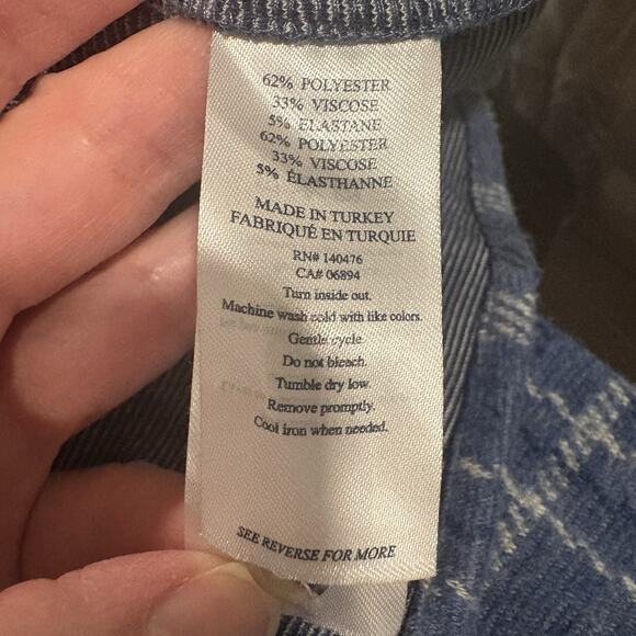 Faherty Legend Sweater Shirt Mens 2XL XXL Blue Button Up Long Sleeve Flannel - Picture 8 of 14